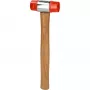 Martillo de goma KS Tools 140.5202 cabeza de plástico mango de madera 30 cm 350 g