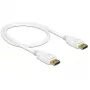 Cable DisplayPort DeLOCK 85507 0,5 m blanco