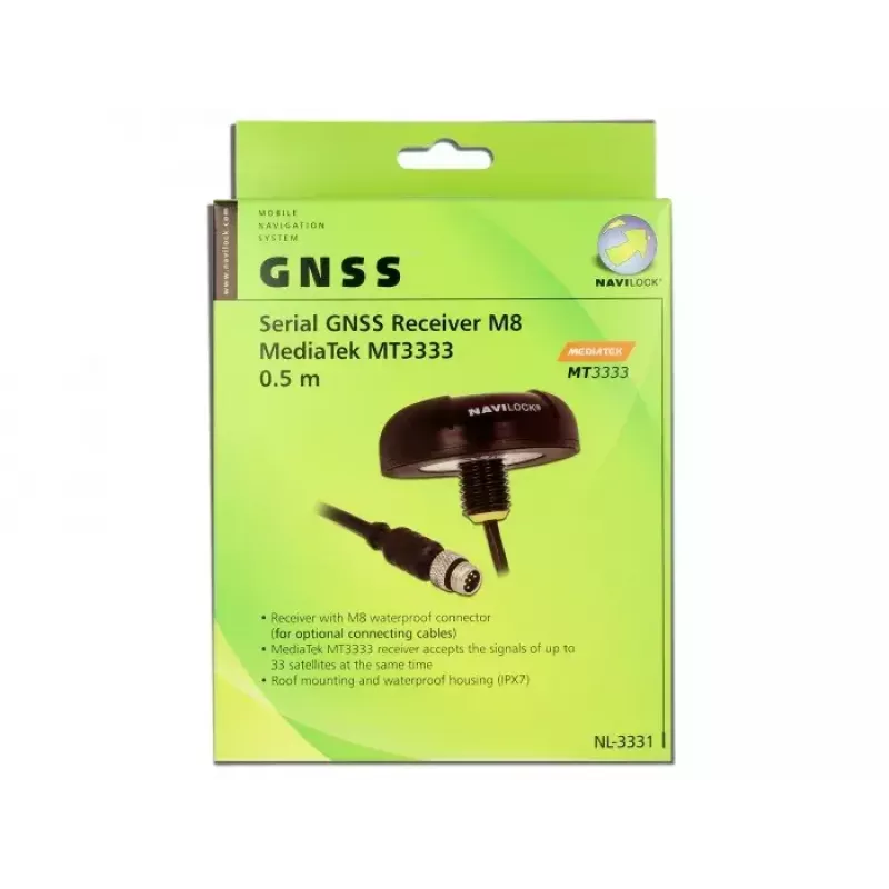 Módulo receptor GPS Navilock 60326 M8 99 canales negro