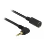 Cable de audio Navilock 62881 0,52 m 2,5 mm negro