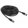 Cable serie Navilock 62975 negro 10 m M8