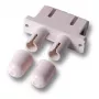 Adaptador de fibra óptica SC-ST dúplex ACT EA2002