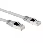 Cable de parcheo ACT gris 3 metros LSZH U/UTP CAT5E con conectores RJ45