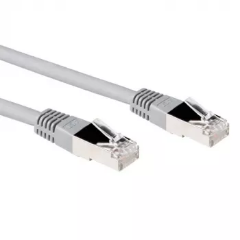 Cable de parcheo ACT gris 5 metros LSZH U/UTP CAT5E con conectores RJ45