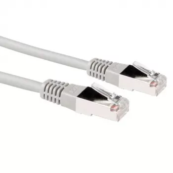Cable de parcheo ACT gris 5 metros LSZH F/UTP CAT5E con conectores RJ45