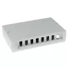 Caja de superficie ACT FA5000 no apantallada 8 puertos Cat5e — 171,4×38×118,8 mm