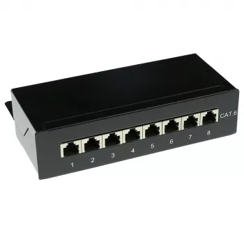 ACT FA6001 caja de superficie blindada 8 puertos CAT6