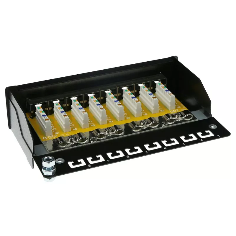 ACT FA6001 caja de superficie blindada 8 puertos CAT6