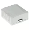Toma de superficie ACT 2 tomas no apantallada CAT5E — 59×29,5×61 mm