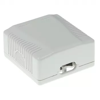 Toma de superficie ACT 2 tomas no apantallada CAT5E — 59×29,5×61 mm