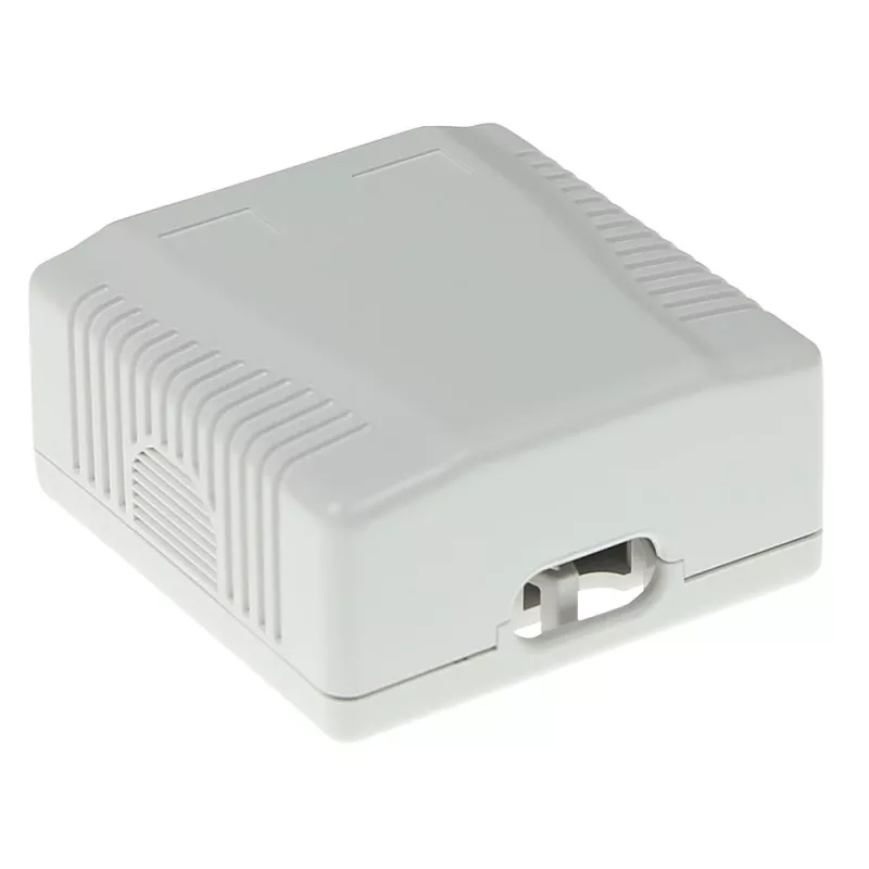 Toma de superficie ACT 2 tomas no apantallada CAT5E — 59×29,5×61 mm