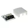 Toma de superficie ACT 2 tomas no apantallada CAT5E — 59×29,5×61 mm