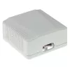 Carcasa de superficie, 2 puertos, CAT6, no apantallada, ACT FA6002, 29×61×29,5 mm