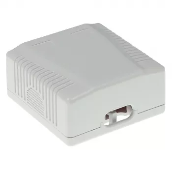 Carcasa de superficie, 2 puertos, CAT6, no apantallada, ACT FA6002, 29×61×29,5 mm
