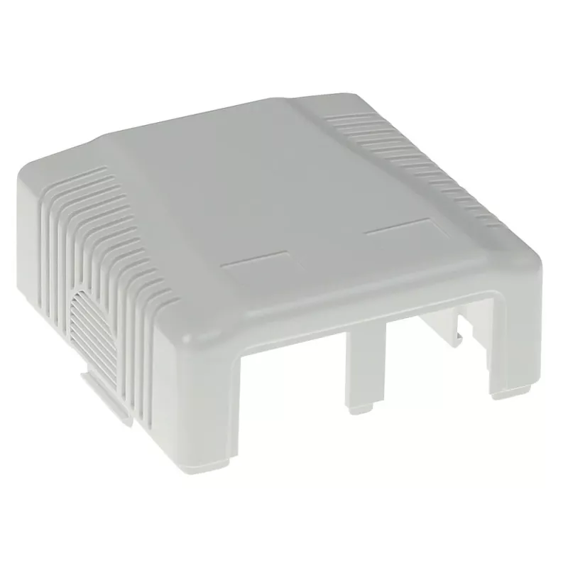 Carcasa de superficie, 2 puertos, CAT6, no apantallada, ACT FA6002, 29×61×29,5 mm