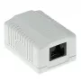 Toma de superficie ACT 1 puerto no apantallada CAT6, 39×54×29,5 mm