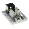 ACT FA5005 caja de superficie, 1 puerto, CAT5E, apantallada