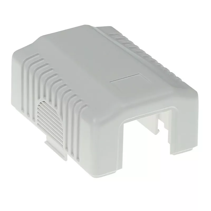 ACT FA5005 caja de superficie, 1 puerto, CAT5E, apantallada