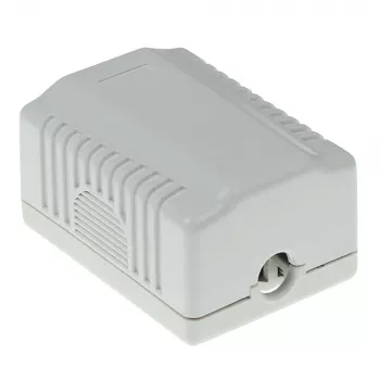 Toma de apantallamiento de superficie ACT CAT6, 1 puerto, 39×54×29,5 mm