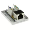 ACT FA6005 caja de superficie, 1 puerto, CAT6, apantallada