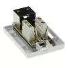 ACT FA6005 caja de superficie, 1 puerto, CAT6, apantallada