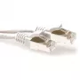 Cable de red ACT blanco 7 metros LSZH SFTP CAT6A snagless con conectores macho RJ45