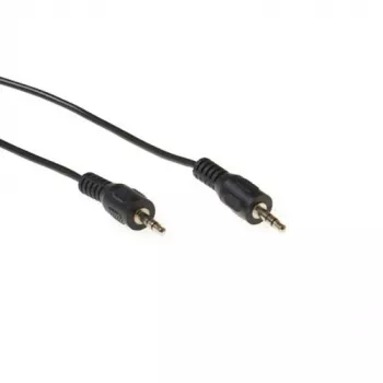 Cable de conexión de audio ACT de 1,50 metros 1x conector jack de 3,5 mm - 1x conector jack estéreo de 3,5 mm