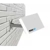 Antena parabólica Megasat D2 10,7 - 12,75 GHz blanca