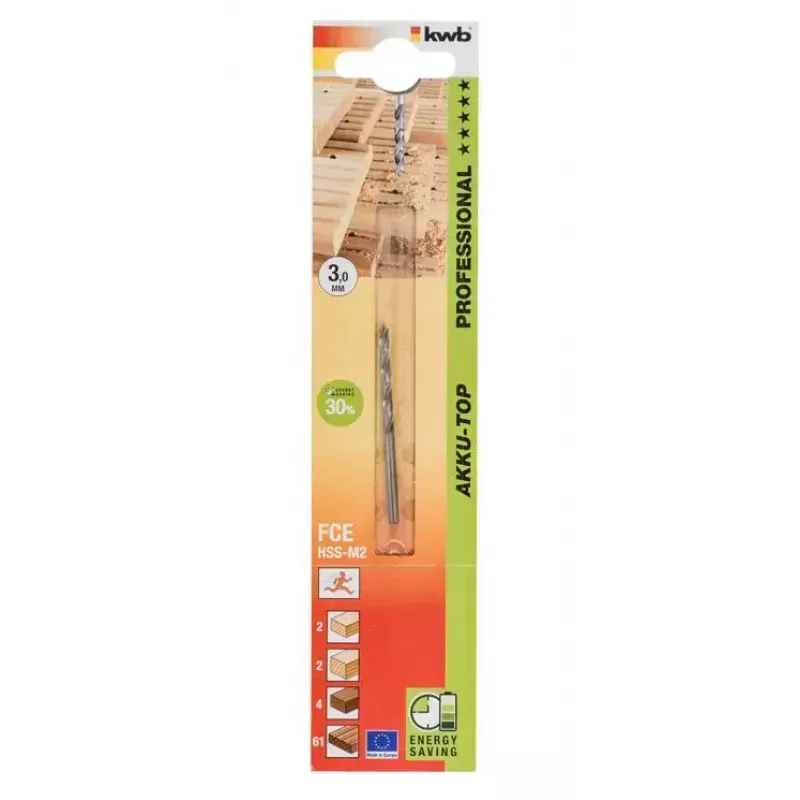 Broca KWB 511907 7mm punta de centrar