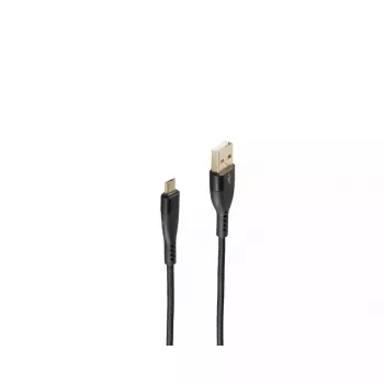 Cable USB ShiverPeaks BS20-72025 1m USB 2.0 A a Micro-USB B negro