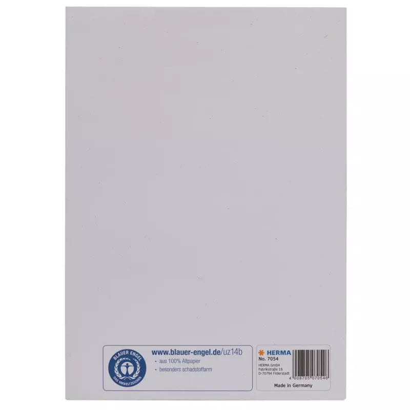 Funda para revistas/libros HERMA 7054 blanca