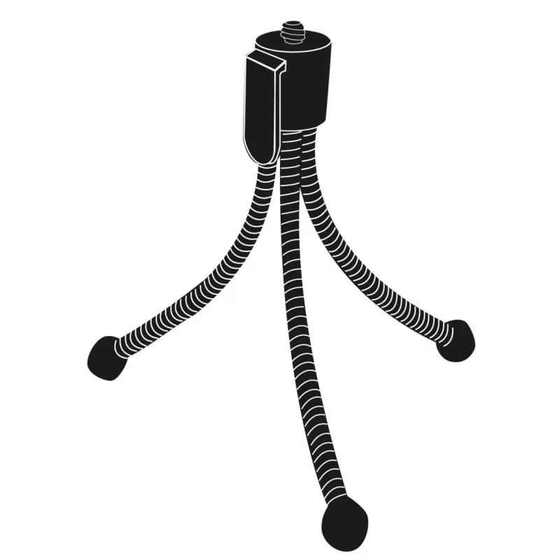 Trípode flexible Hama para cámaras digitales/de cine 3 patas negro