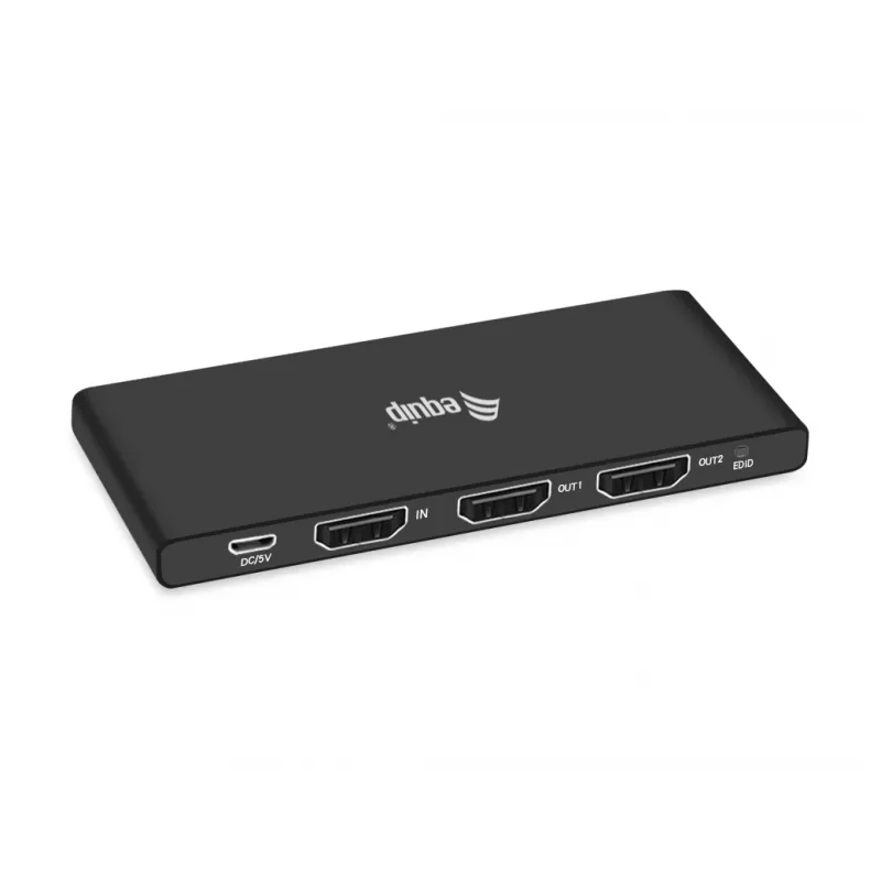 Equip Ultra delgado divisor HDMI 2.0 de 2 puertos