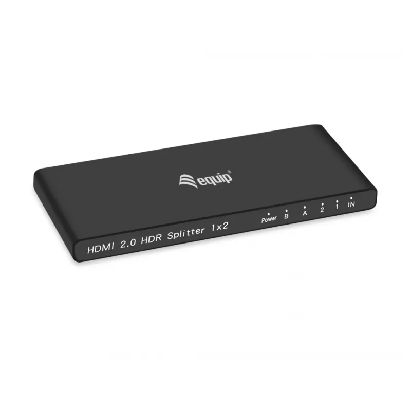 Equip Ultra delgado divisor HDMI 2.0 de 2 puertos