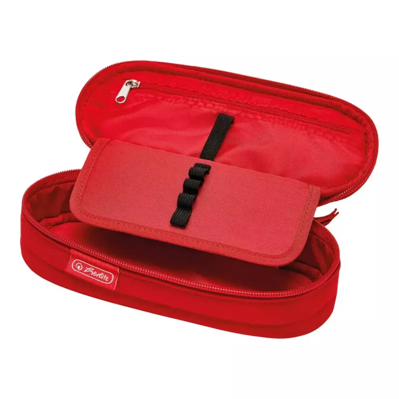 Estuche blando Herlitz 50038428 Poliéster Rojo 215x95x60 mm