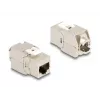 Delock 86050 módulo Keystone conector RJ45 hembra Cat.6A STP, pack de 4