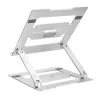 Soporte para portátil ACT AC8135 aluminio gris altura ajustable sin escalonamiento