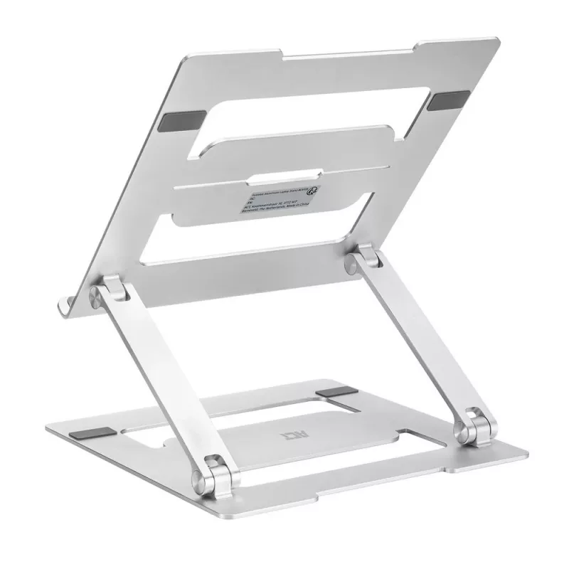 Soporte para portátil ACT AC8135 aluminio gris altura ajustable sin escalonamiento