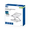 Soporte para portátil ACT AC8135 aluminio gris altura ajustable sin escalonamiento