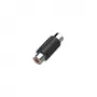 Cable de audio RCA Hama 00205182 hembra a hembra negro