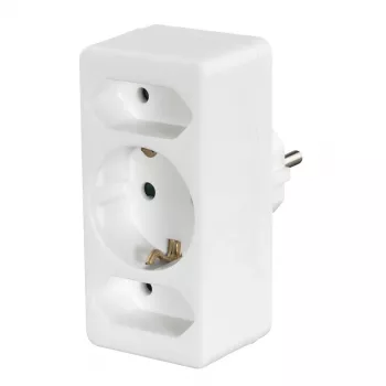Hama 00223215 alargador de corriente 3 salidas AC interior blanco