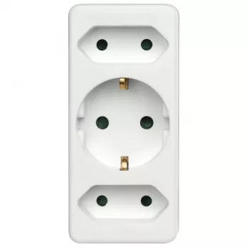 Hama 00223215 alargador de corriente 3 salidas AC interior blanco