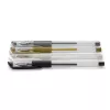 Hama Classic Bolígrafo de gel con capuchón Negro, Oro, Plata, Blanco 4 uds.