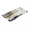 Hama Classic Bolígrafo de gel con capuchón Negro, Oro, Plata, Blanco 4 uds.