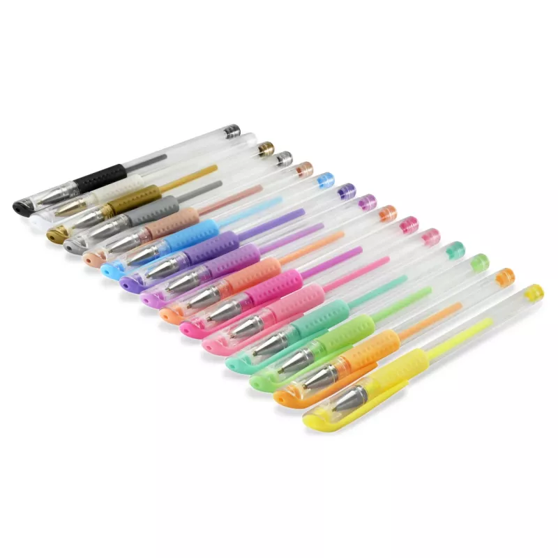 Hama Pastel & Classic Bolígrafo de gel con capuchón Multicolor 15 uds.
