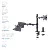ACT AC8305 soporte para portátil y brazo para monitor, 15,6 pulgadas (39,6 cm), negro