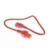 ACT Cable de alimentación C14 - C15 rojo 0,6 m IEC C14 250V 10A