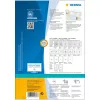 Etiquetas de impresora autoadhesivas HERMA 10727 Blancas 6,35x3,81 cm 1680 etiquetas