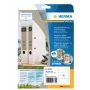 Etiqueta autoadhesiva HERMA 10760 rectangular permanente marrón 80 uds.