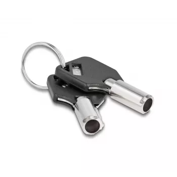 Juego de candado para portátil Navilock negro 1,8 m con llave